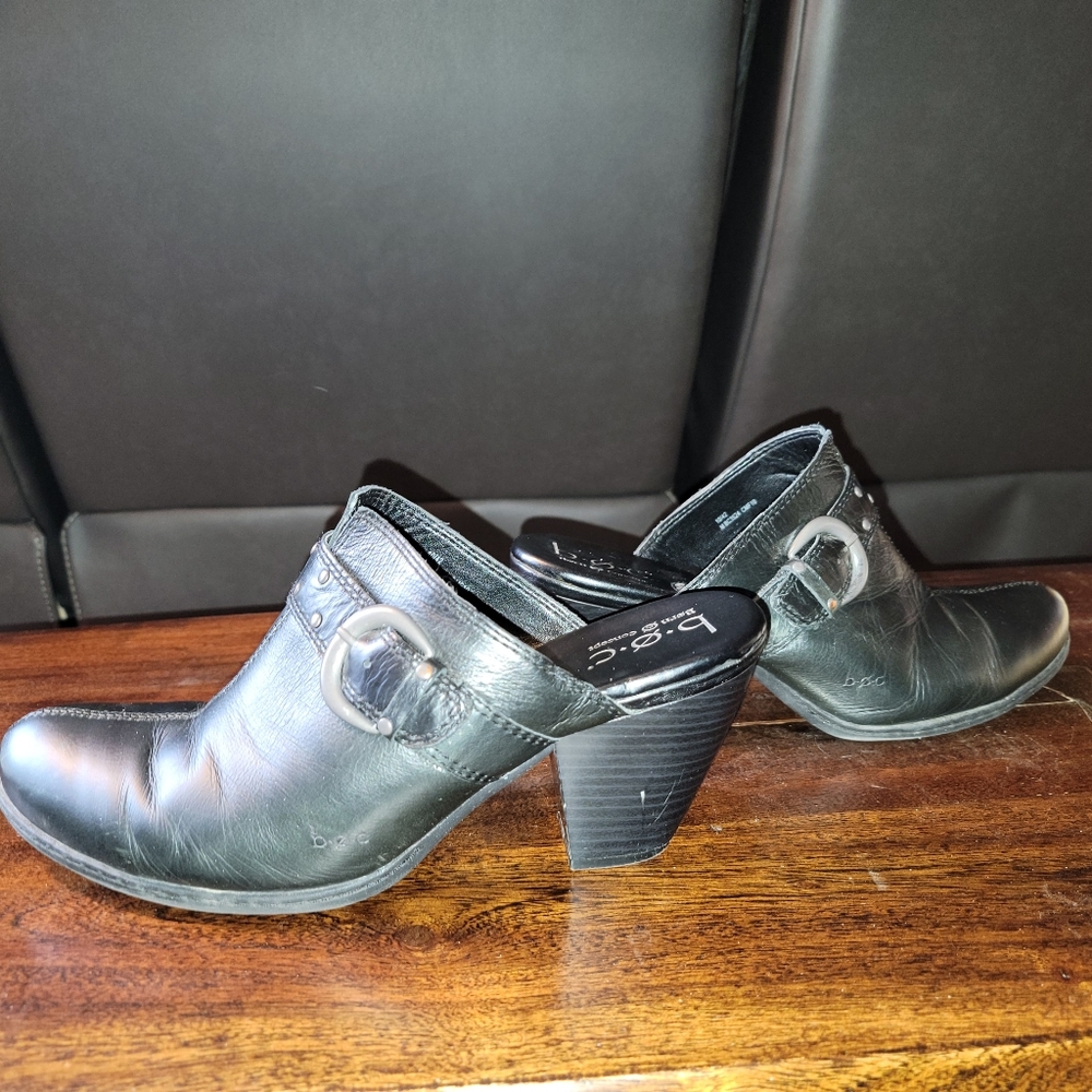 b.o.c. Born Concept Black Mules, size 10 (euro 42)